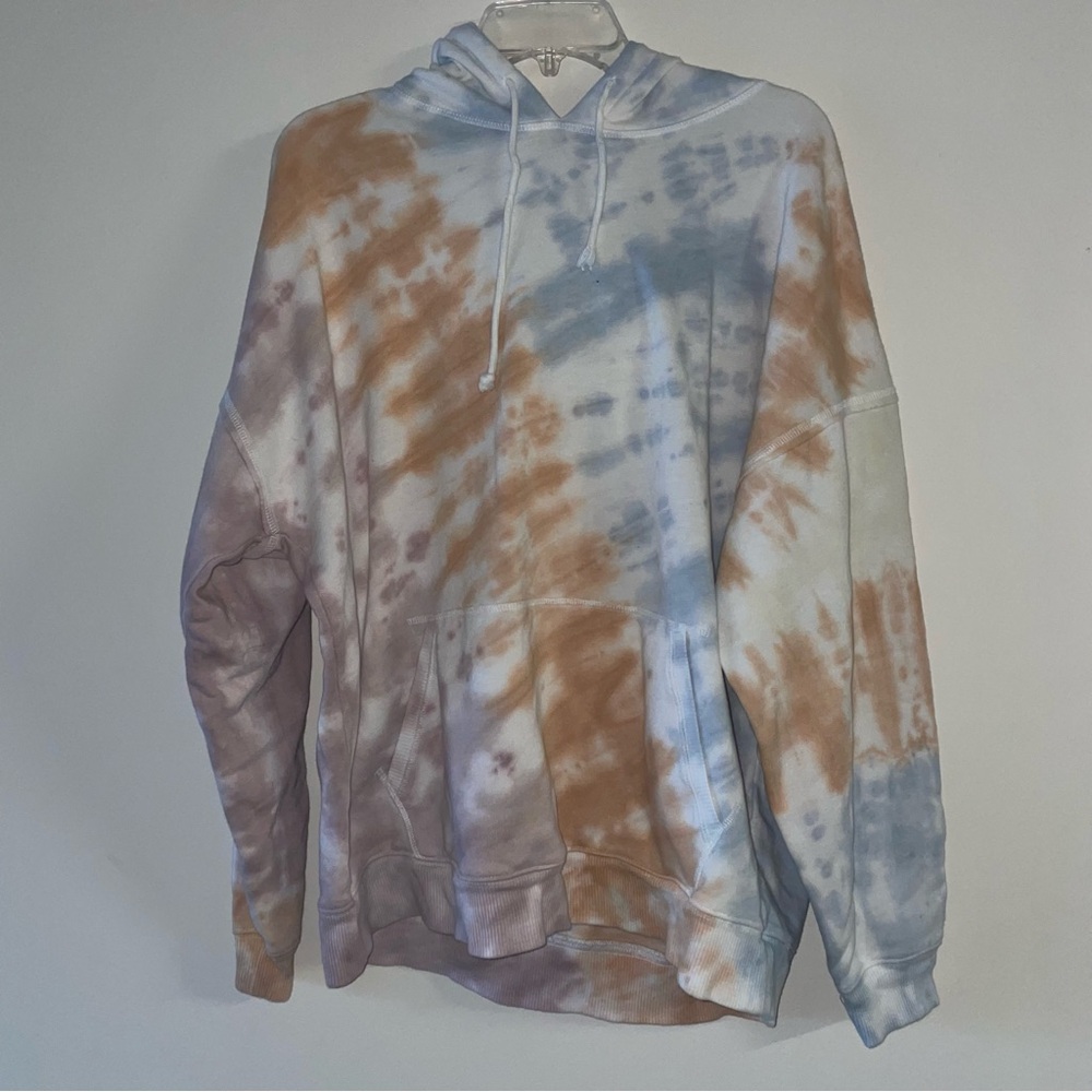Aeropostale Soft White Tie Dye Hoodie XL